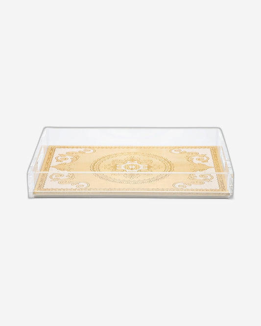 Sezzatini Elisei Oro Avario Medium Rect Tray With Handles - VE-275-4-3452