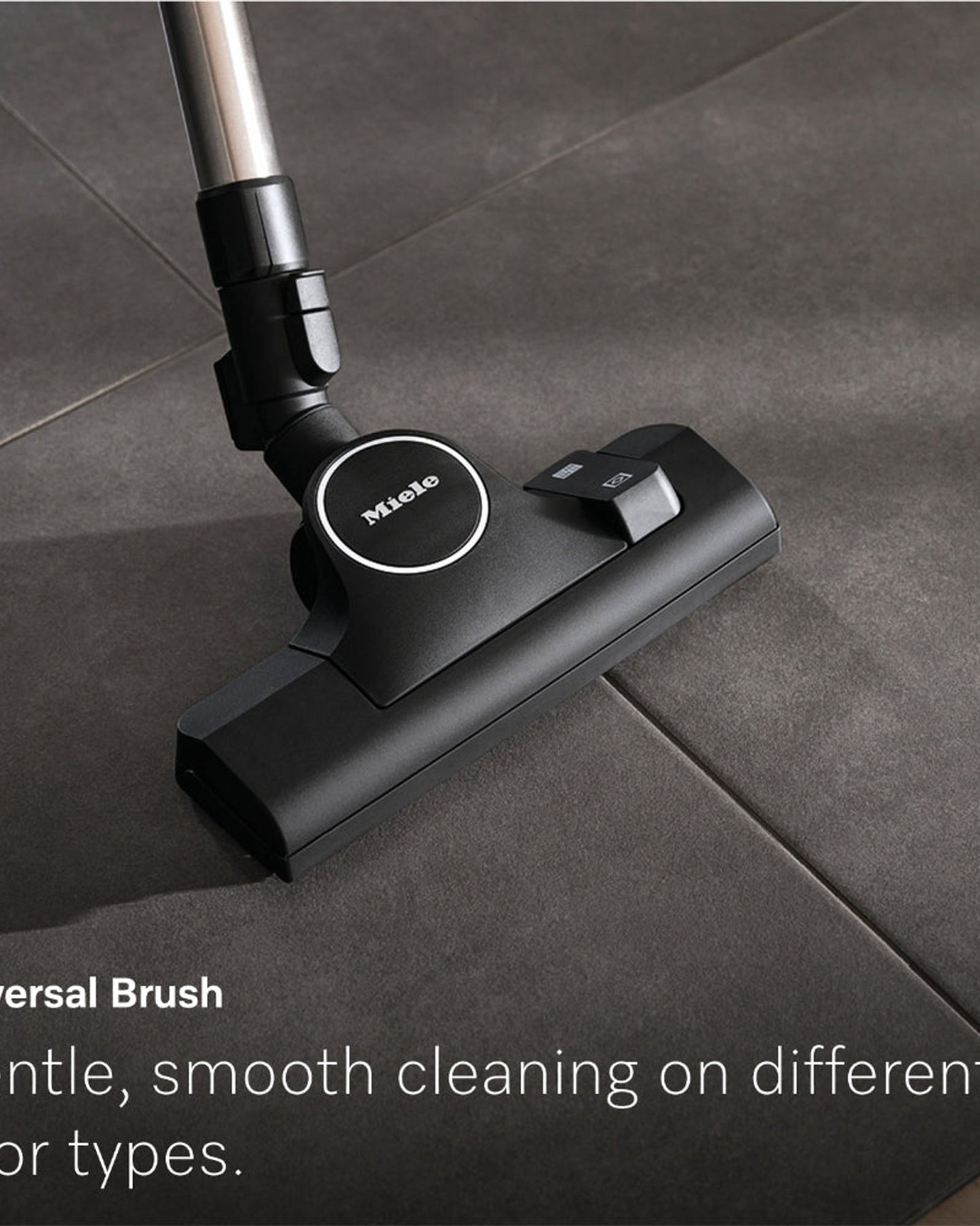 Miele Guard L1 Allergy Bagged Cylinder Vacuum Cleaner with Comfortable Handle Control, HEPA AirClean Filter, AllTeQ Universal Floorhead, LED Display Panel, in Brilliant White