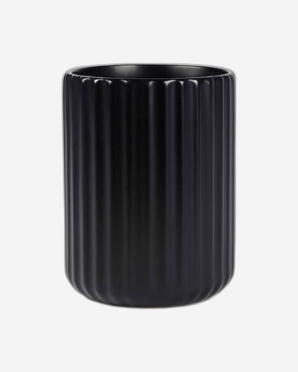 Nordico Designed Ceramic Coffee Mug Black Lines | Cup