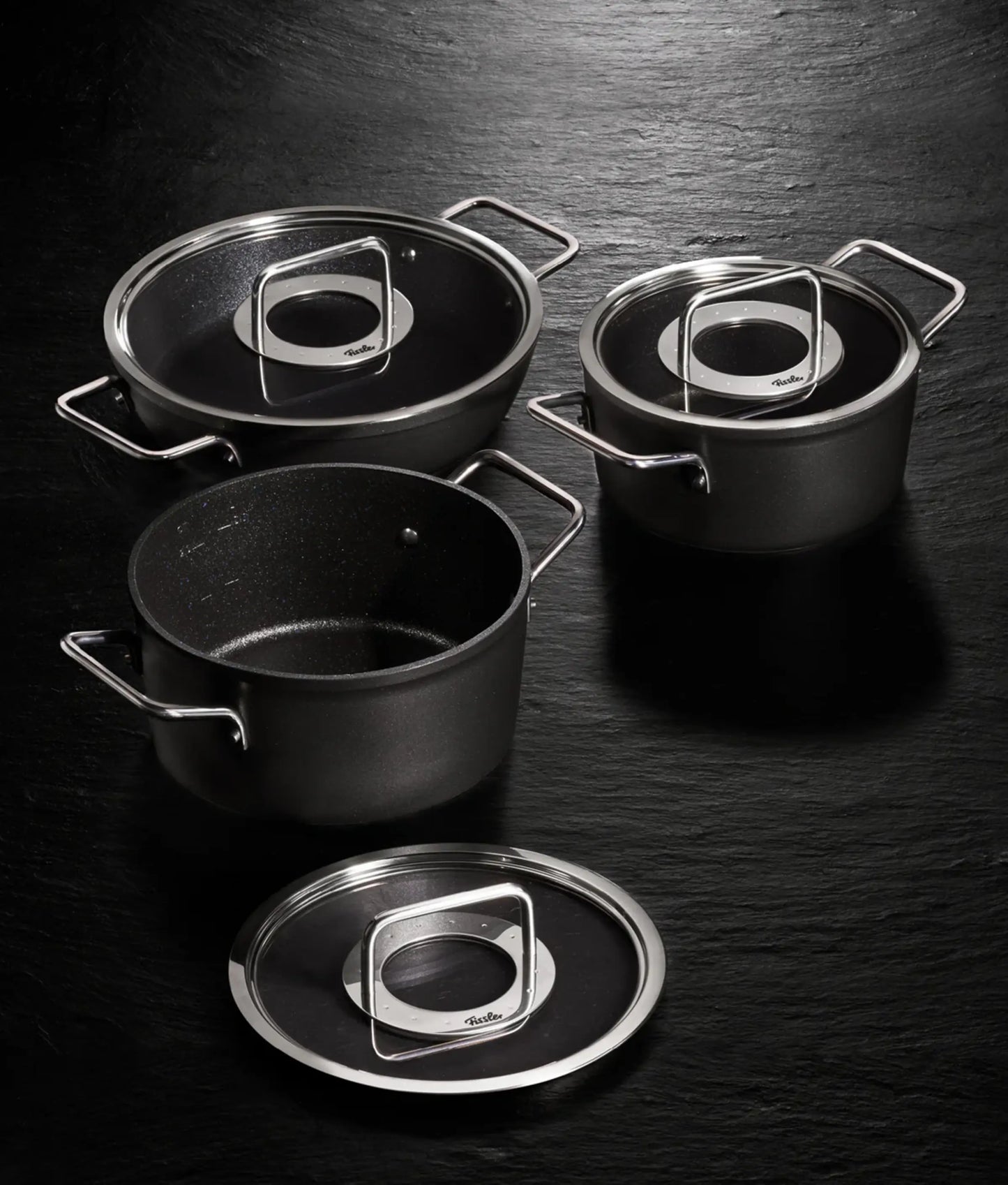 Fissler Adamant Stew Pot 20 cm with Glass Lid