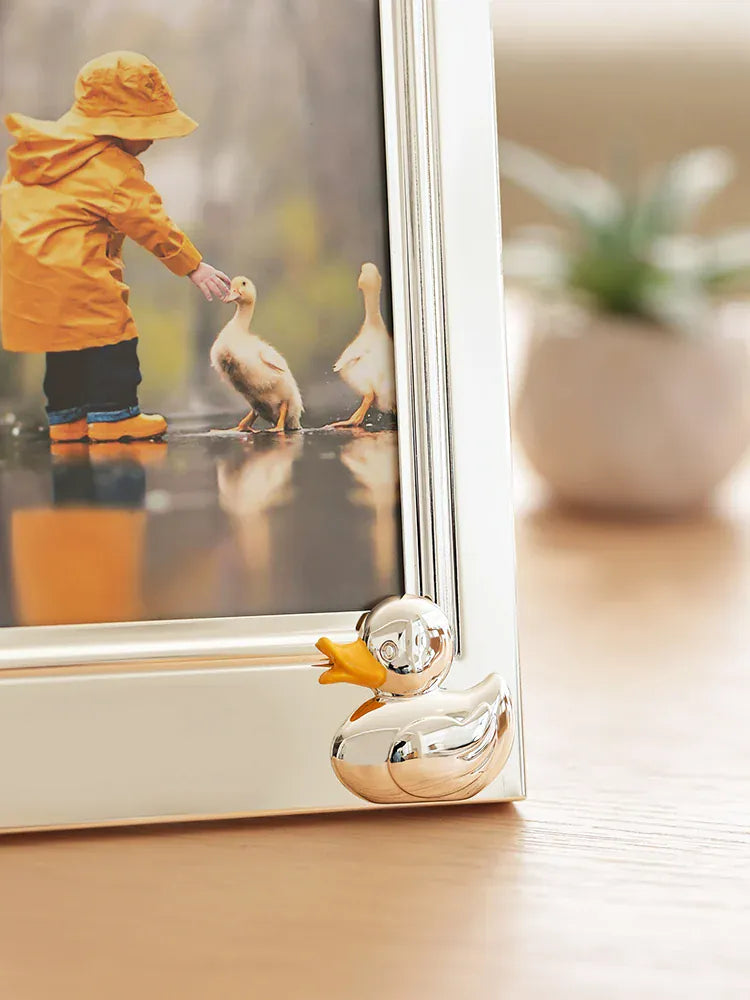 Winko 3D Duck Silver Plated Photo Frame