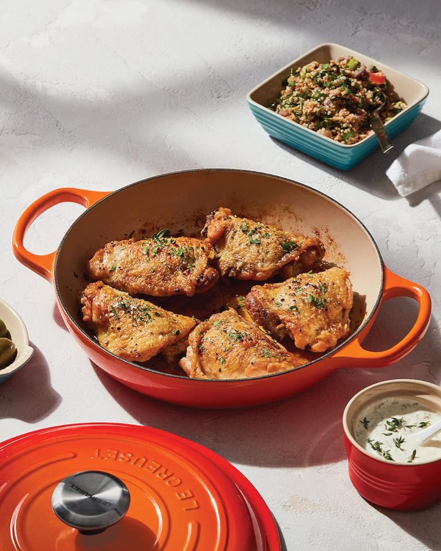 Le Creuset Shallow Casserole 30cm Flame