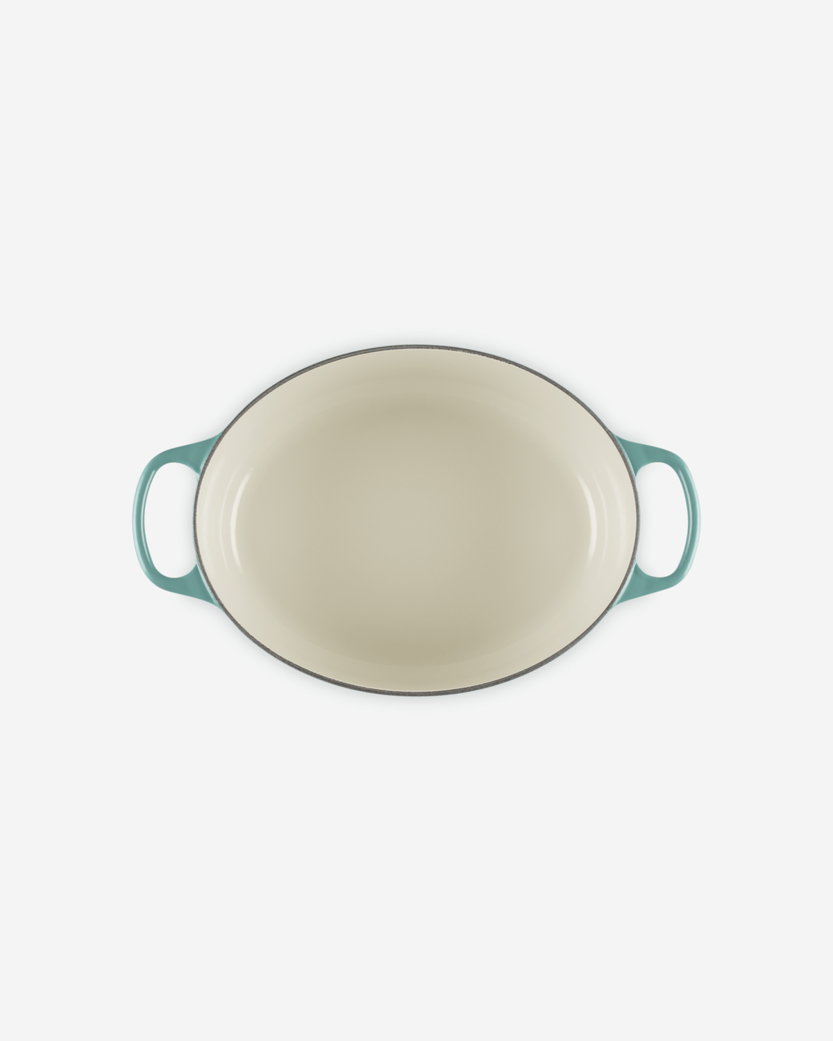 Le Creuset Bleu Riviera L.Gold Knob Signature Oval Casserole/Oven 31Cm 6.3L