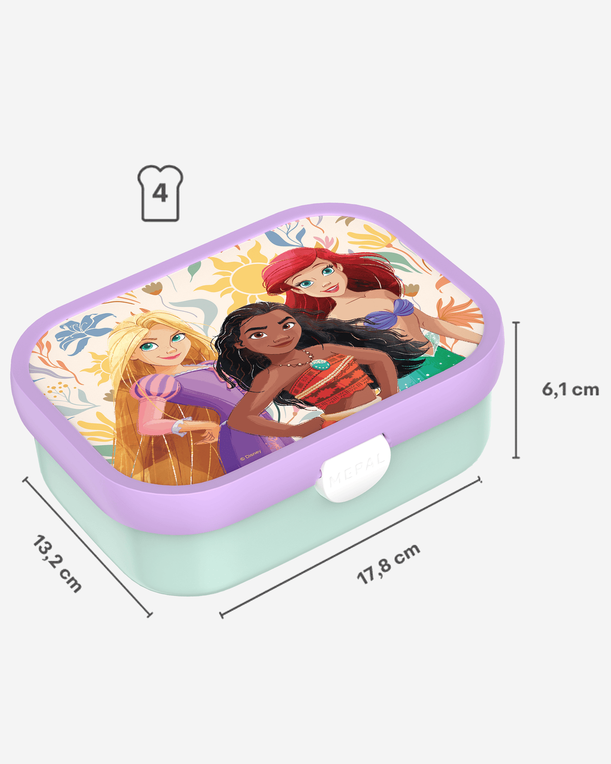 Mepal Campus Lunch Box Princess Power – 750ml