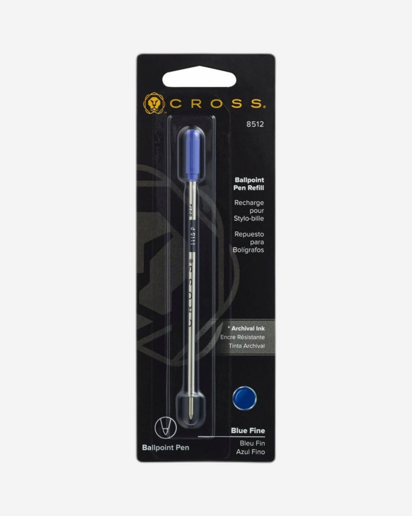 Cross Fine Ball Pen Refill-Blue - 8512D