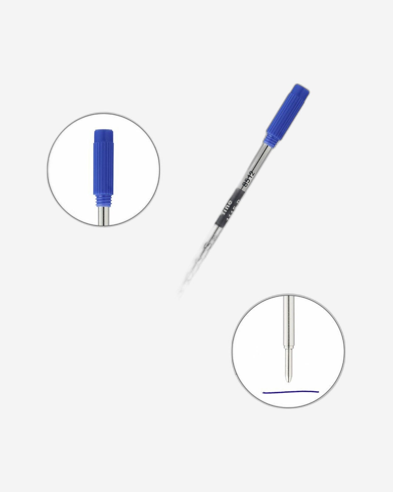 Cross Ballpoint Pen Refill - Blue - Fine - Single Pack 8512