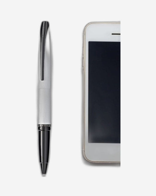 Cross ATX Brushed Chrome Engraved Selectip Rollerball Pen