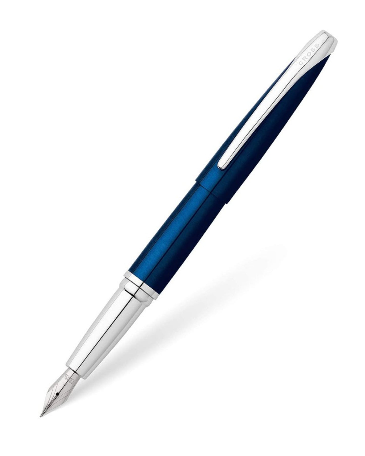 Cross ATX Translucent Blue Lacquer Fountain Pen
