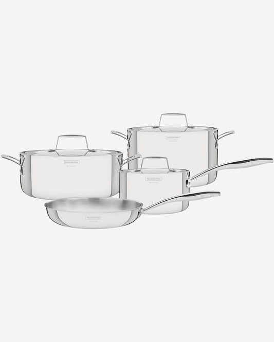 Tramontina Grano Tri-Ply Stainless Steel 4-Piece Cookware Set