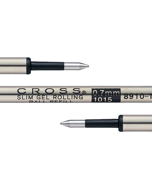 Cross Slim Gel Rollerball Pen Refill - Black - Single Pack 8910-1