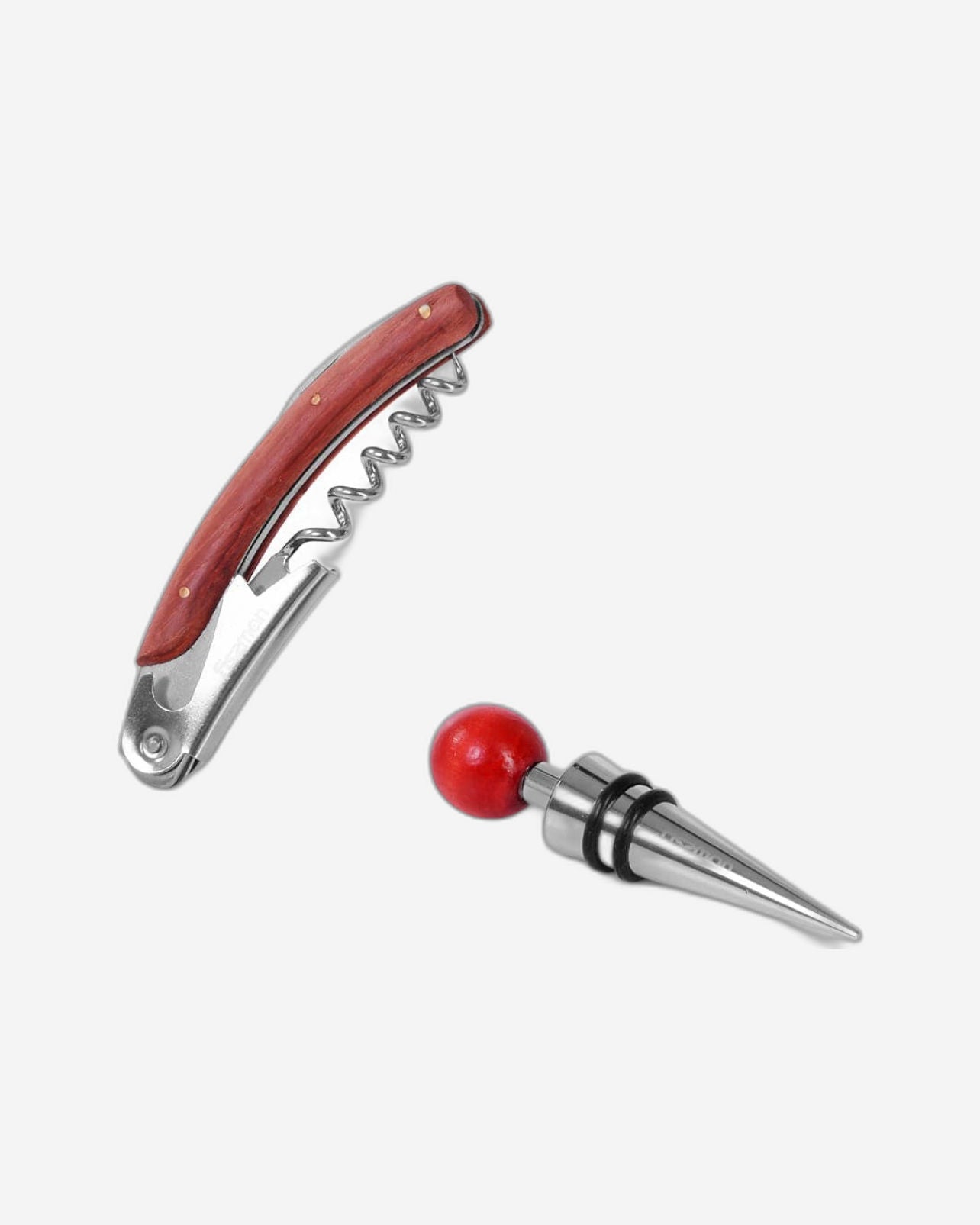 Fissman Wine Accessories Set 2 Pcs. (Stainless Steel+ Zinc Alloy)