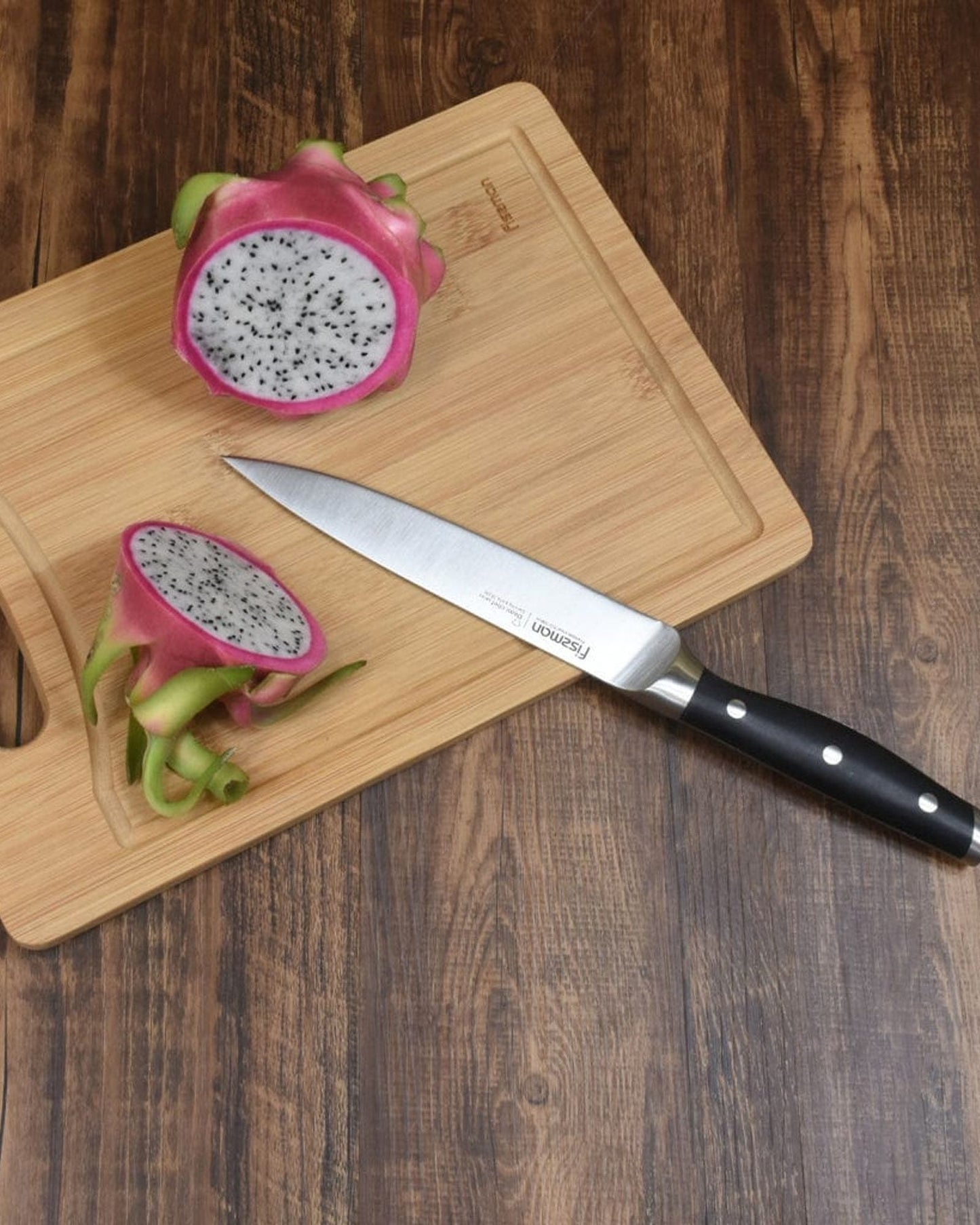 Fissman Slicing Knife Black/Silver 7Inch