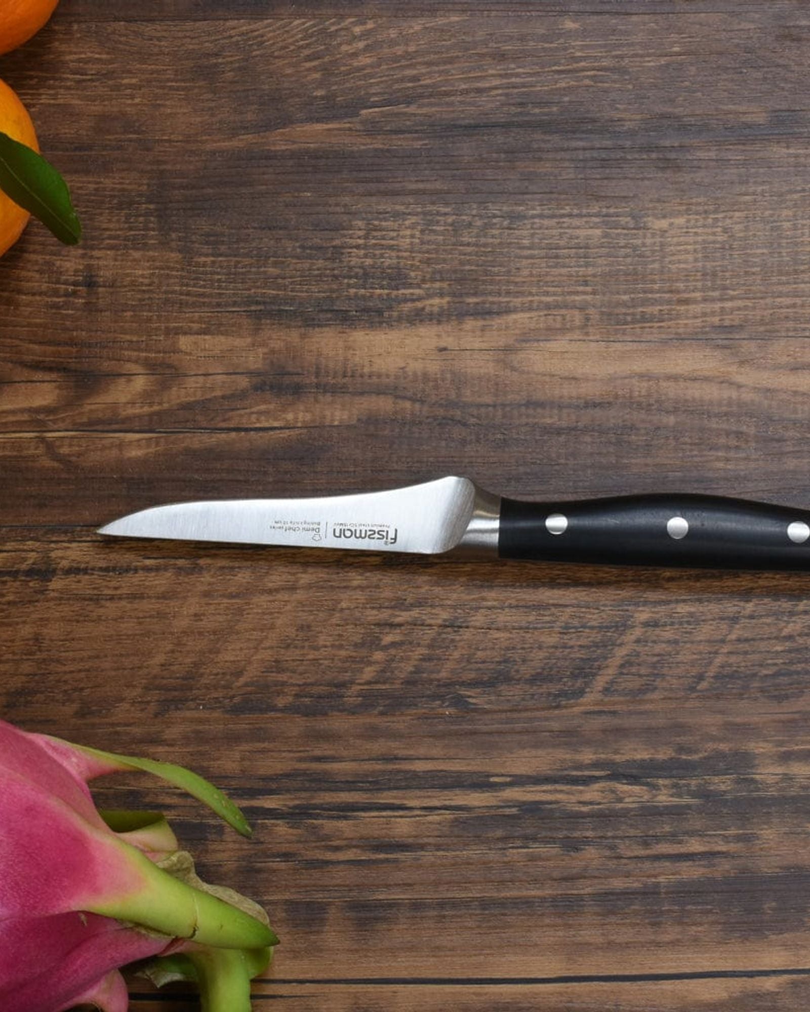 Fissman Demi Chef Non Stick Boning Knife Black/Silver 4inch