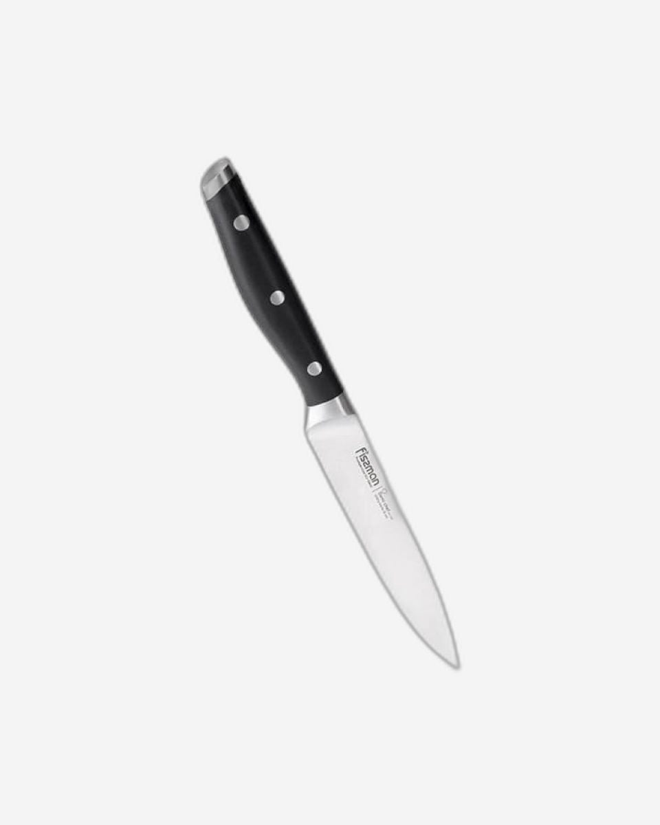 Fissman Demi Chef Non Stick Stainless Steel Utility Knife Black/Silver 4.5inch