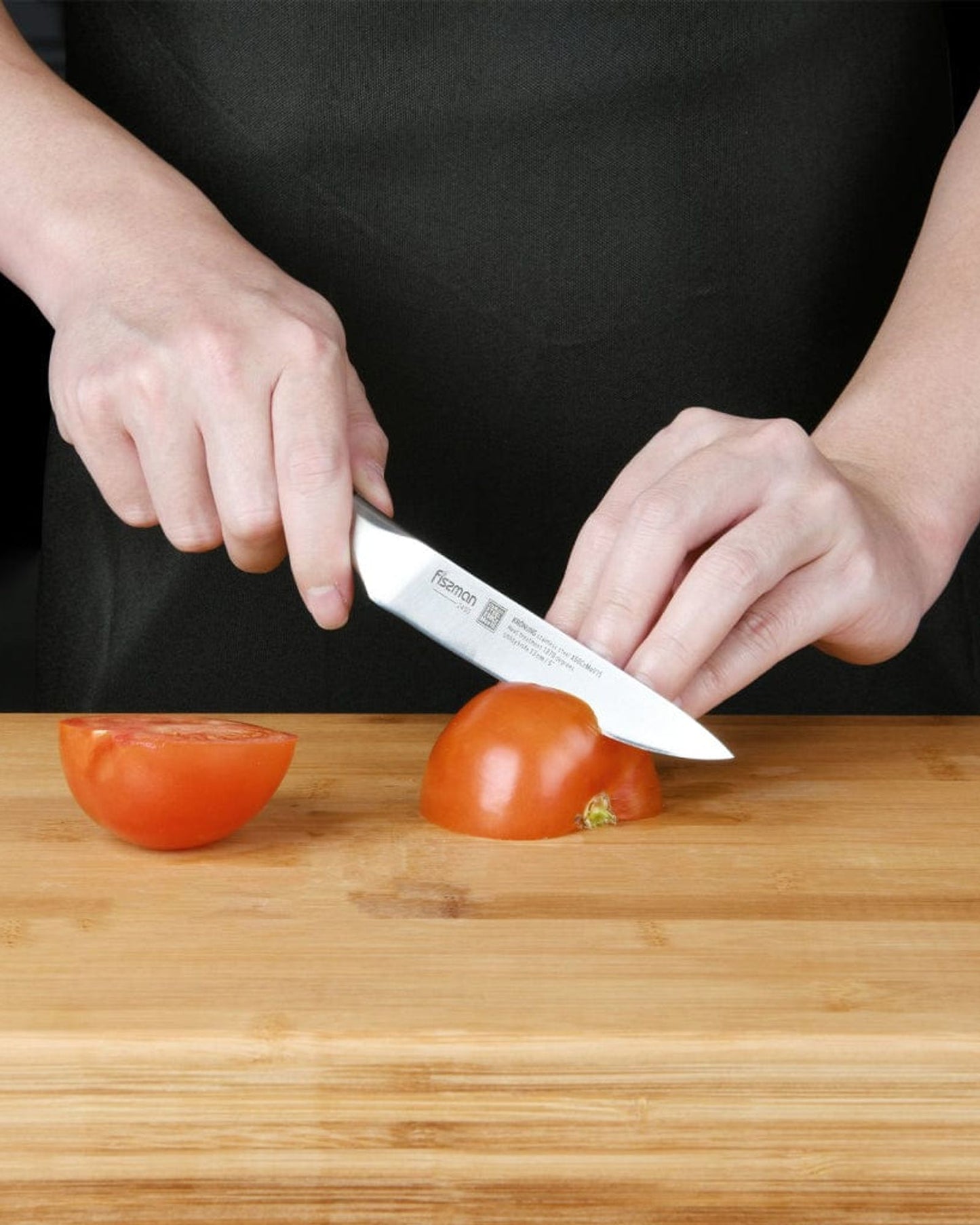 Fissman Stainless Steel Utility Knife Krönung Series Silver/Black 5inch