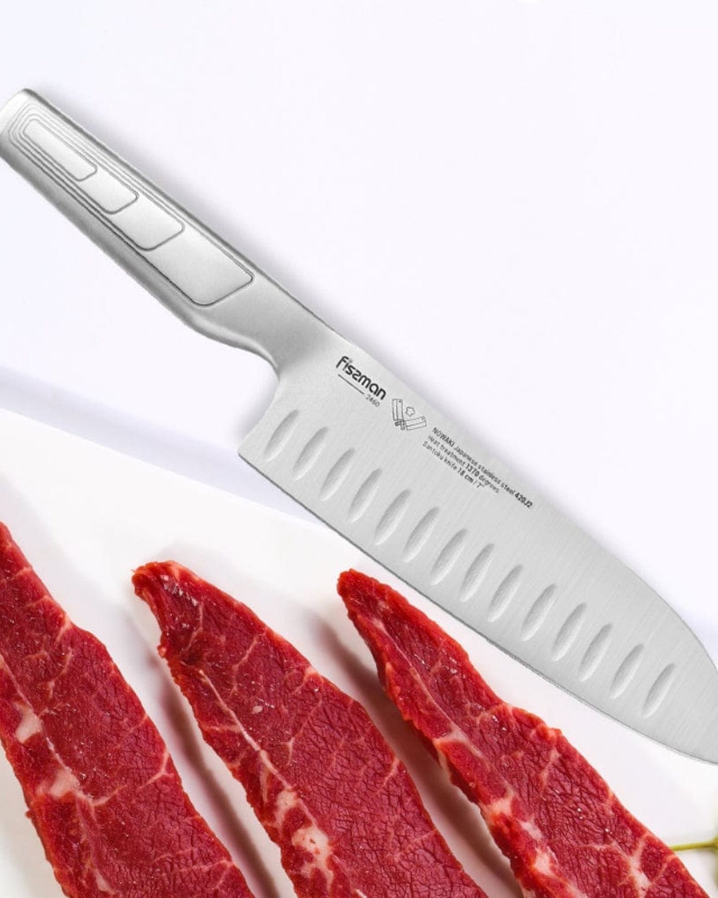 Fissman Santoku Knife Nowaki Silver 7Inch