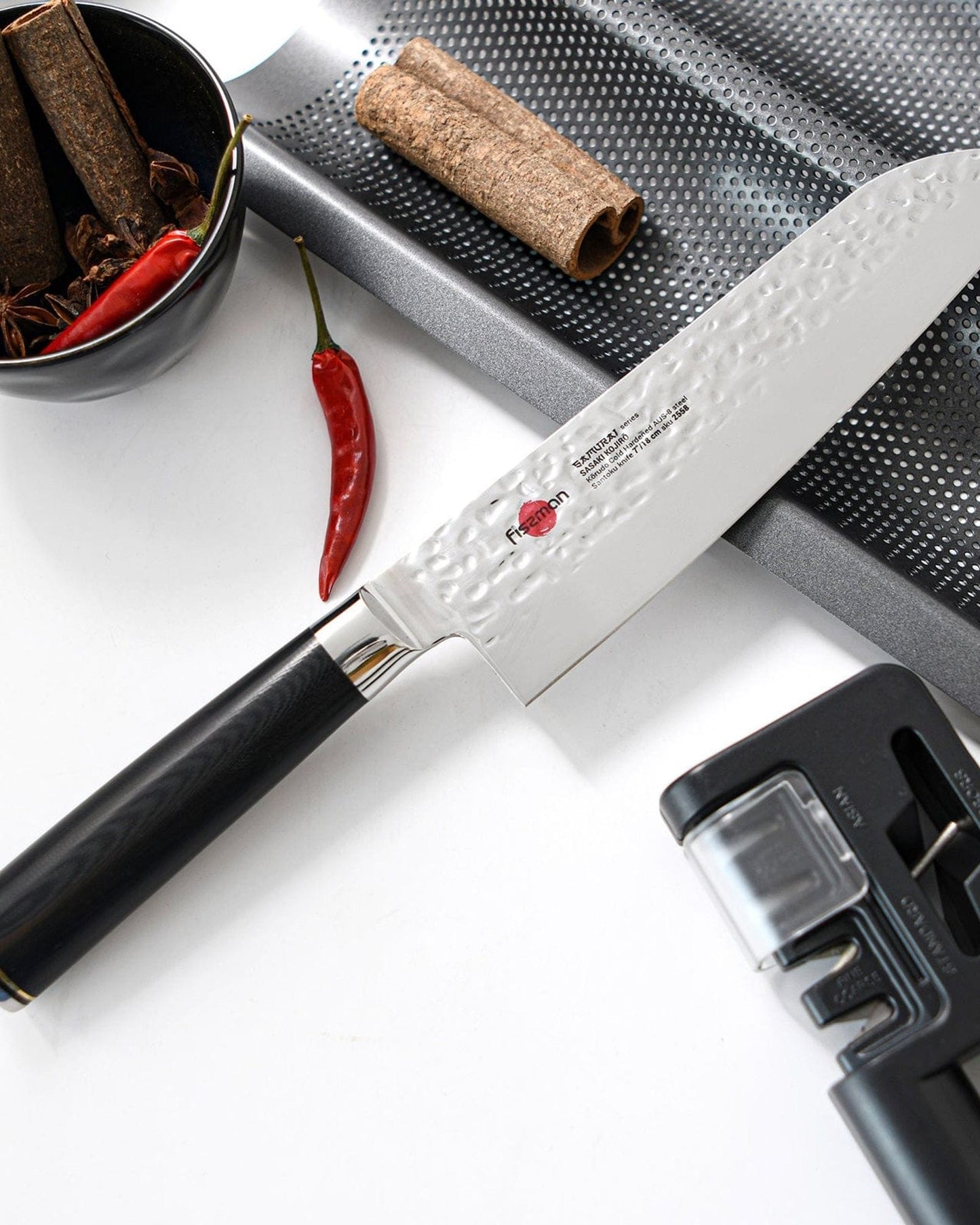 Fissman Santoku Knife Samurai Kojiro 7Inch