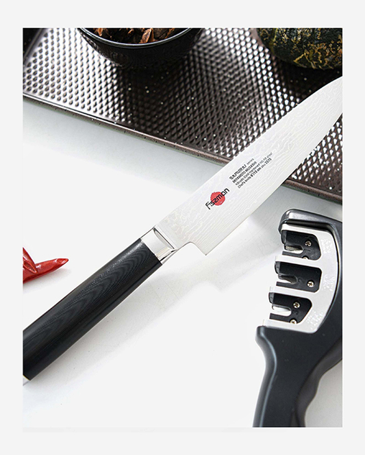 Fissman 6" Chef's Knife SAMURAI MUSASHI 15 Cm (Steel DAMASCUS)