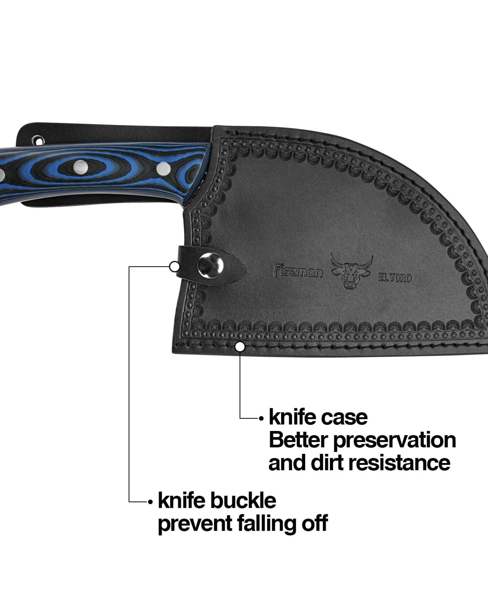 Fissman Serbian Chef's Knife EL TORO 18cm(steel AUS-8)-8)