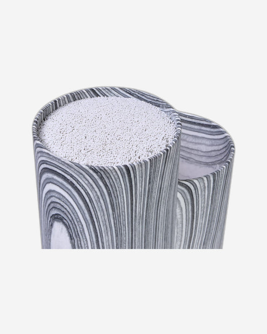 Fissman Kitchen Knife And Utensil Organizer 11x11x22+11x8x17cm GREY MARBLE (Plastic)