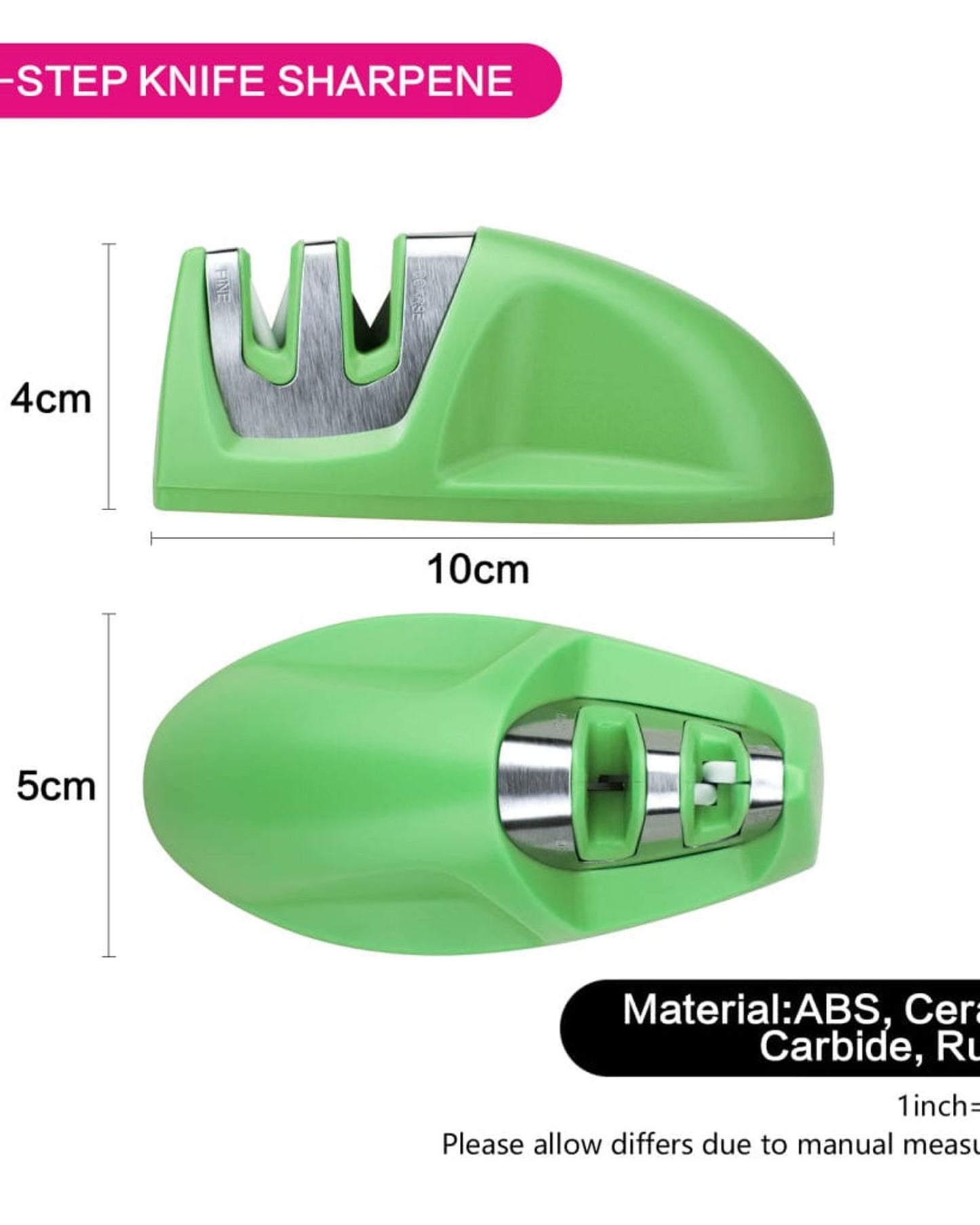Fissman Knife Sharpener Green/Silver