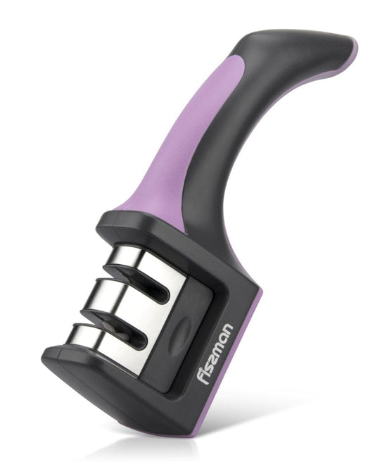 Fissman Knife Sharpener Purple/Grey 19 x 6cm
