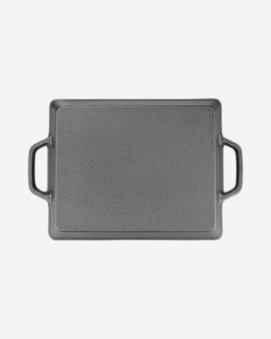 Fissman Grill Pan Cast Iron Rectangular Shape Black 32.5x27x4cm