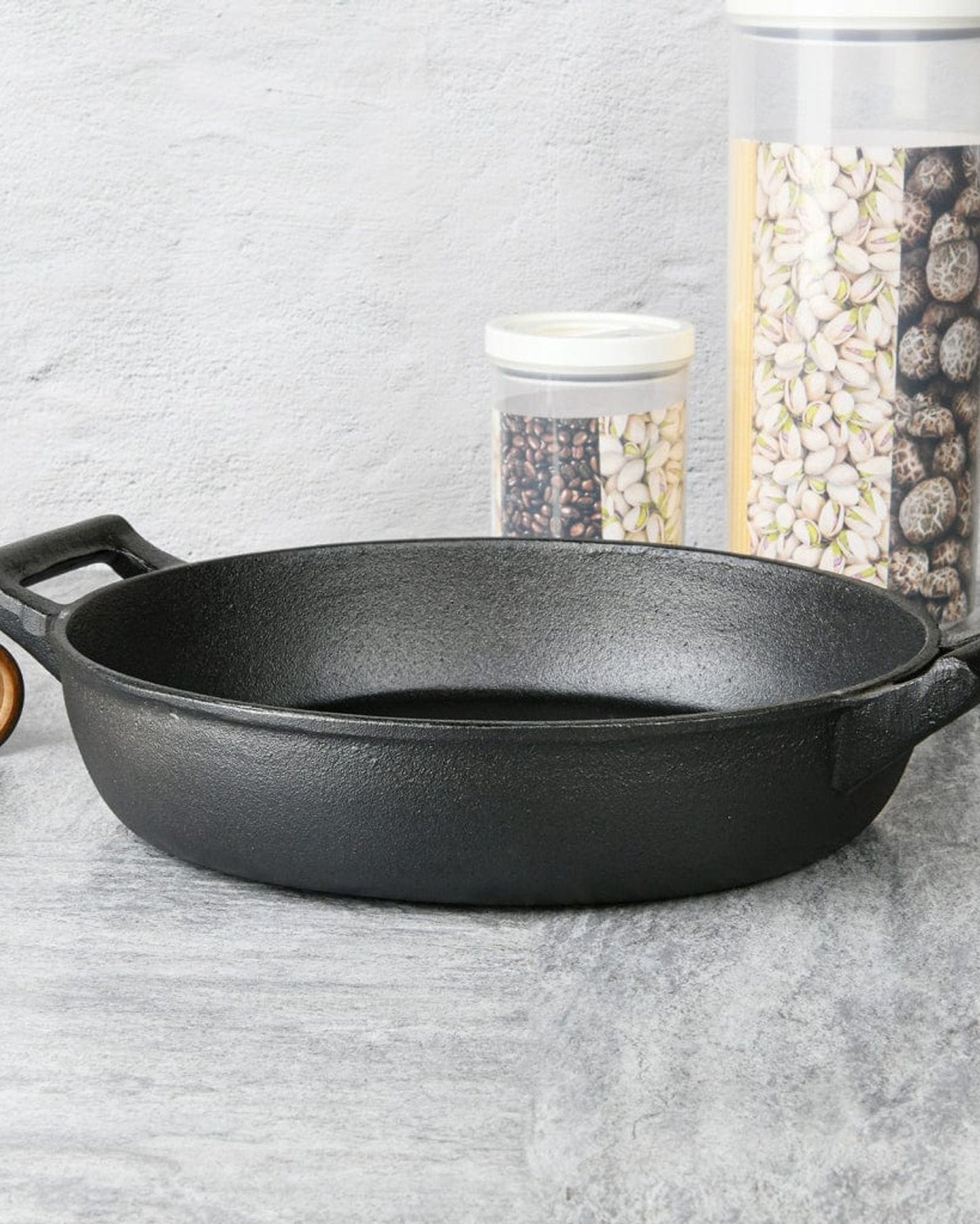 Fissman Casserole Cast Iron Black 30cm