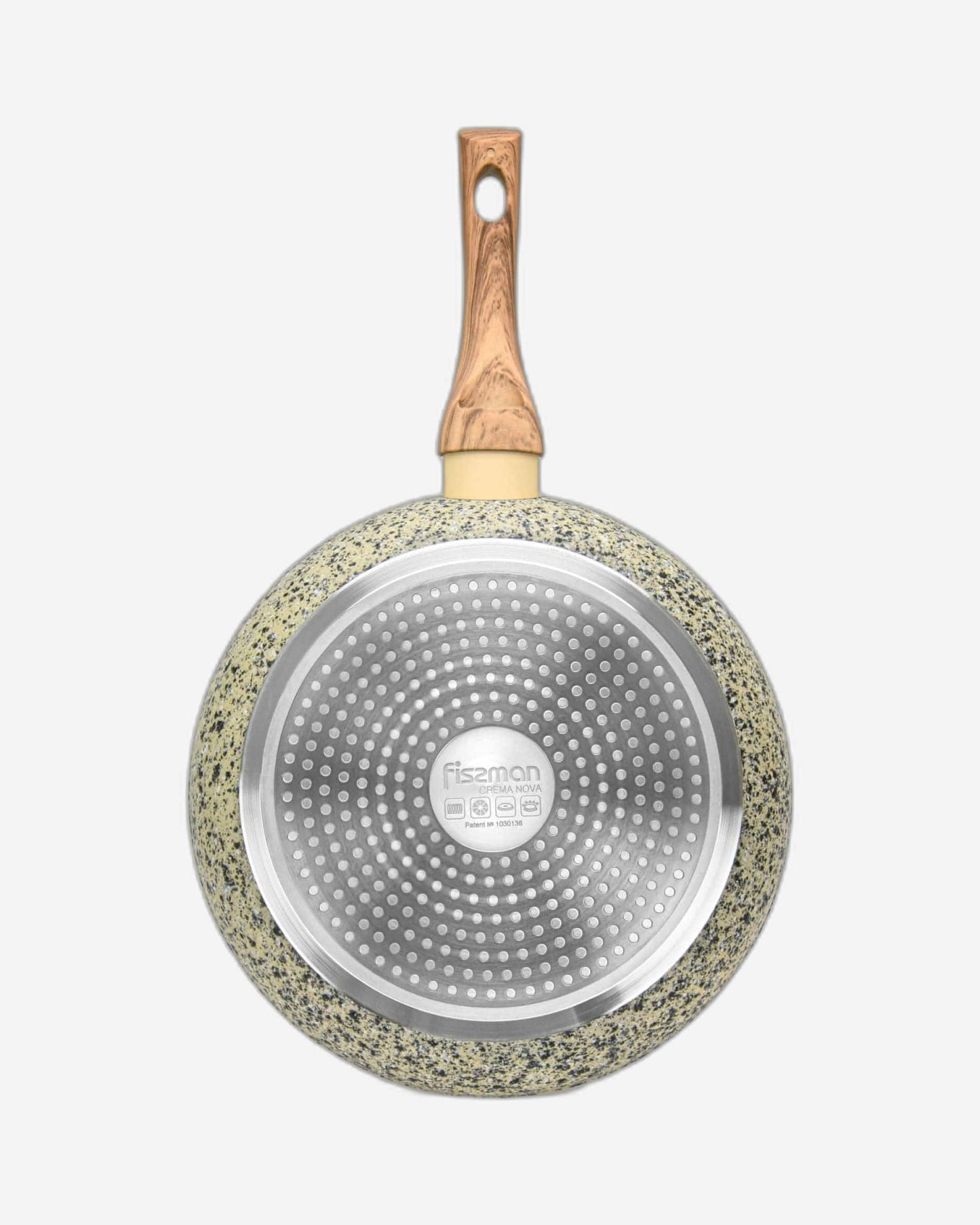 Fissman Frying Pan Crema Nova Aluminum Green