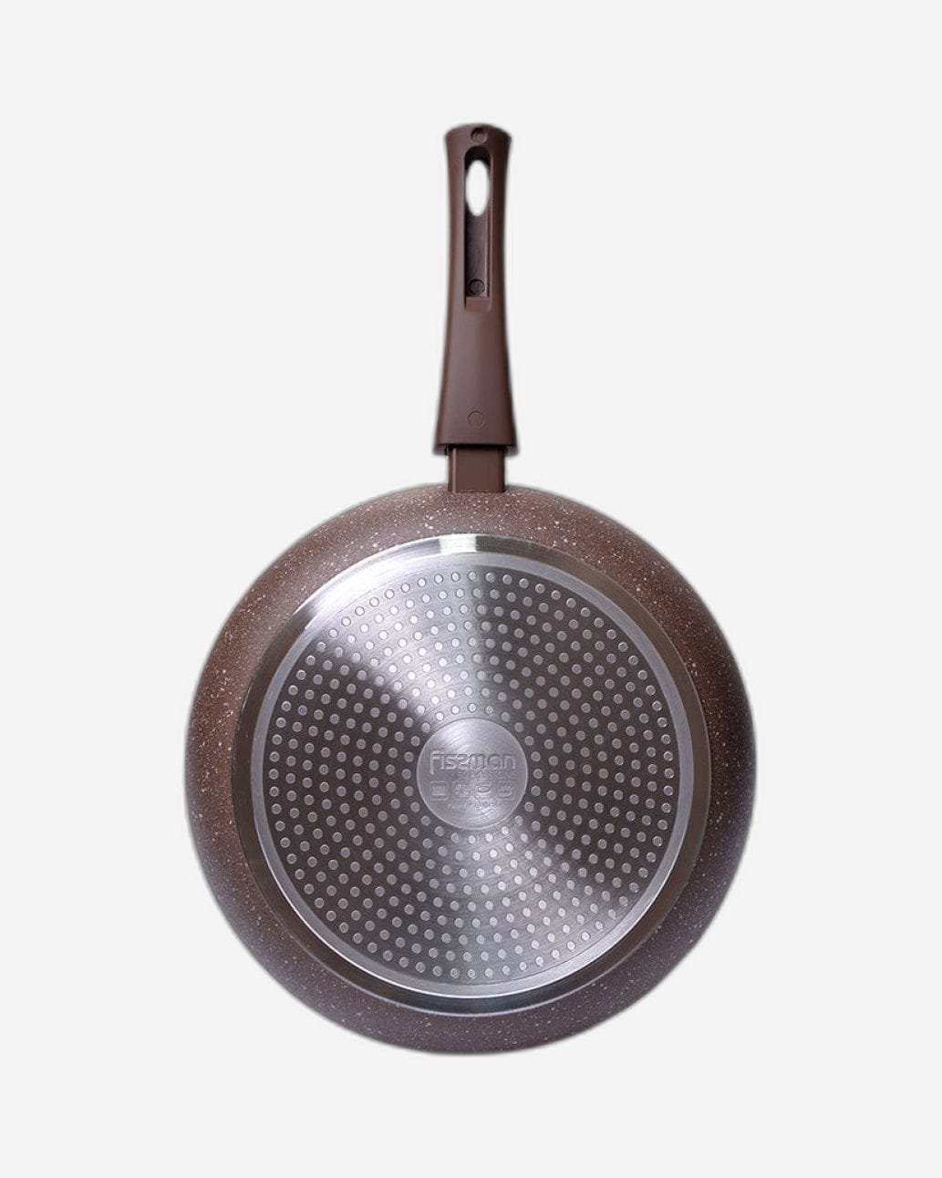 Fissman Frying Pan Smoky Stone Aluminum Brown 24cm