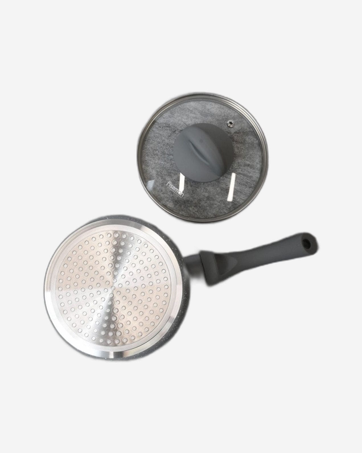 Fissman Saucepan Vulcano Aluminum Grey 16cm