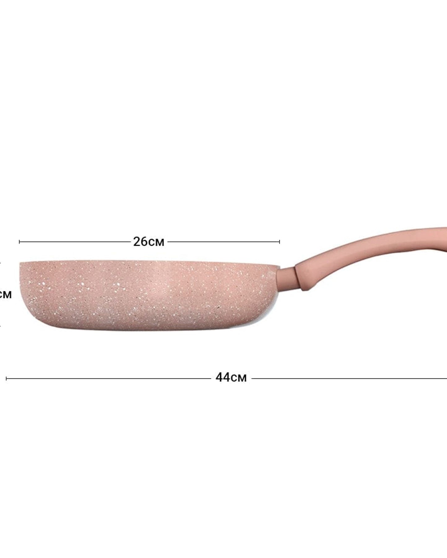 Fissman Deep Frying Pan Latte Pink