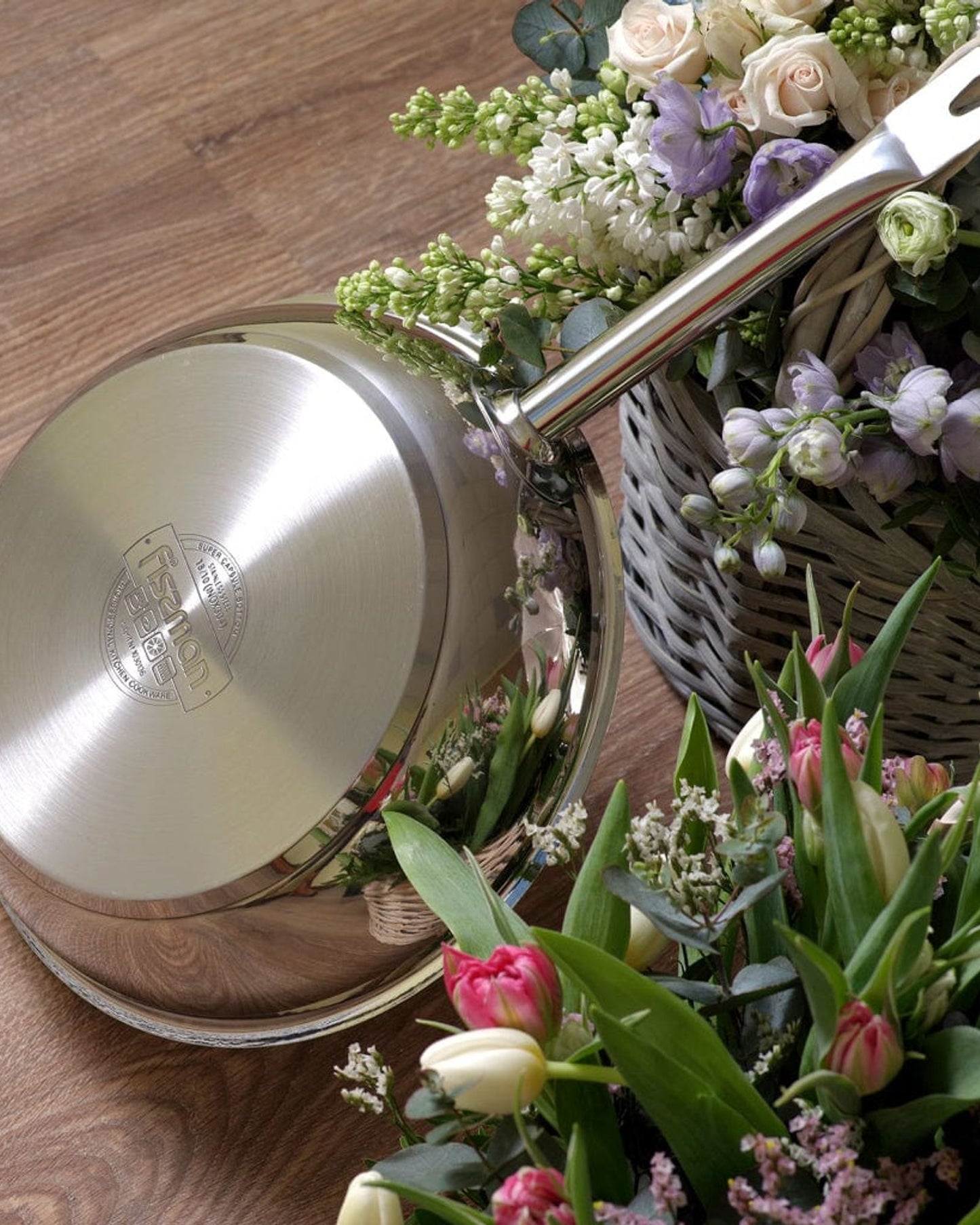 Fissman Frying Pan Silver 28cm