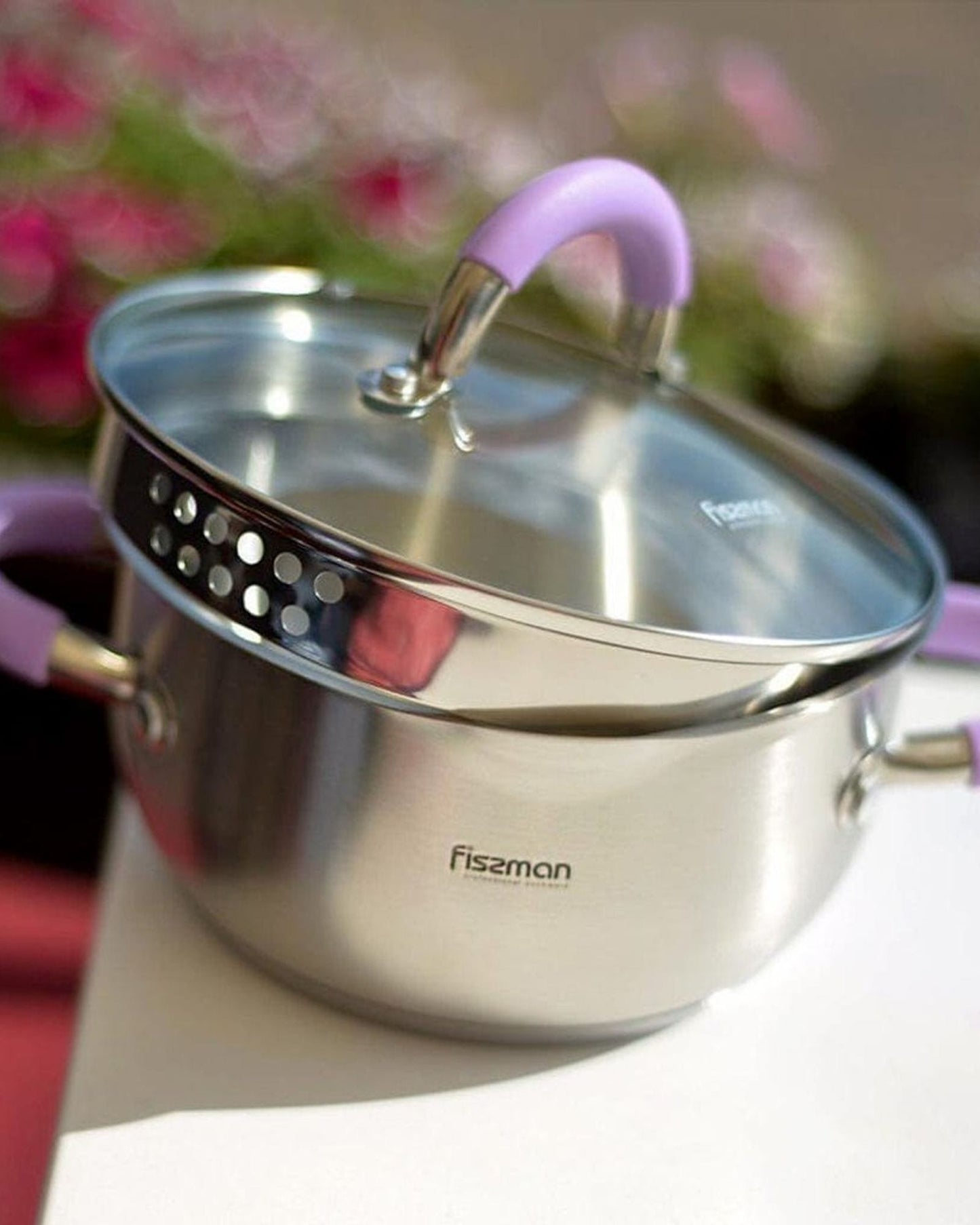 Fissman Stockpot Annette Silver/Purple