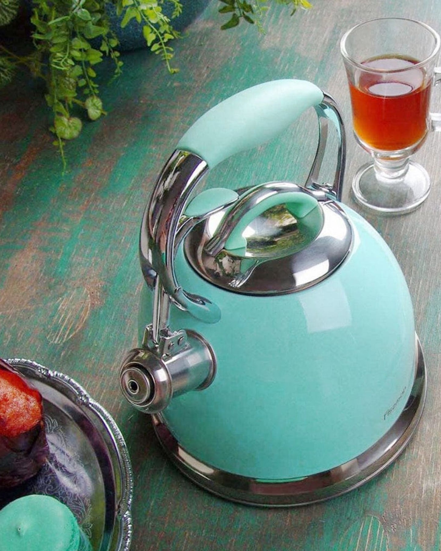 Fissman Whistling Kettle Felicity Aquamarine 2.6L