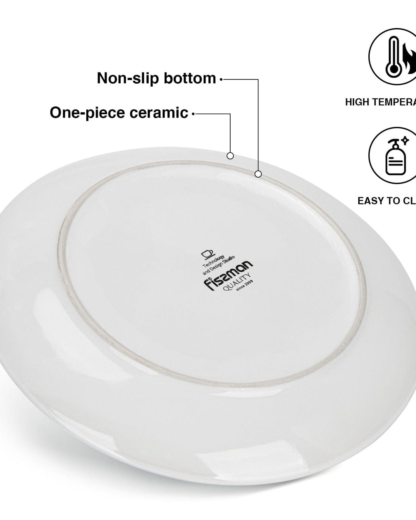 Fissman Plate Celine Ceramic Azure 20.5cm