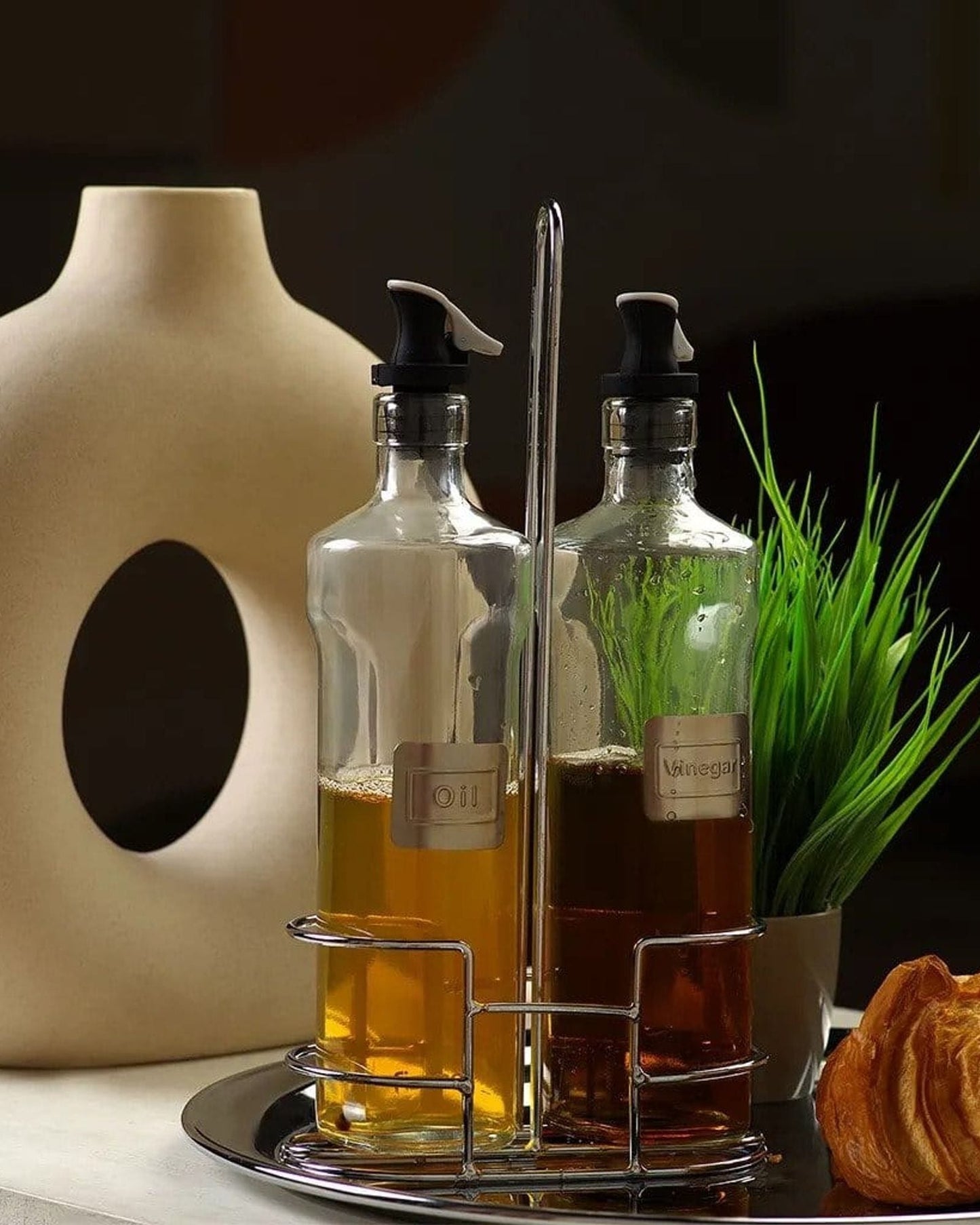Fissman Oil & Vinegar Bottle Multicolour 2Pc 500ml