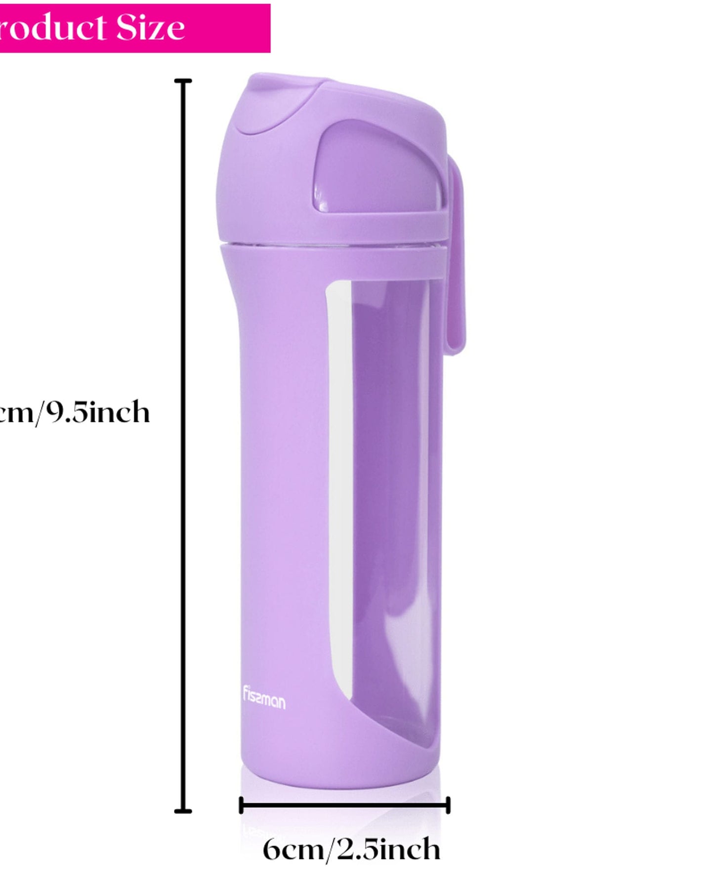 Fissman Water Bottle Purple