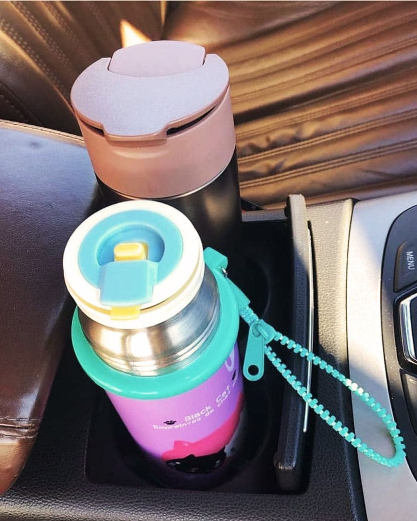 Fissman Vacuum Flask Kitty Print Multicolour 360ml