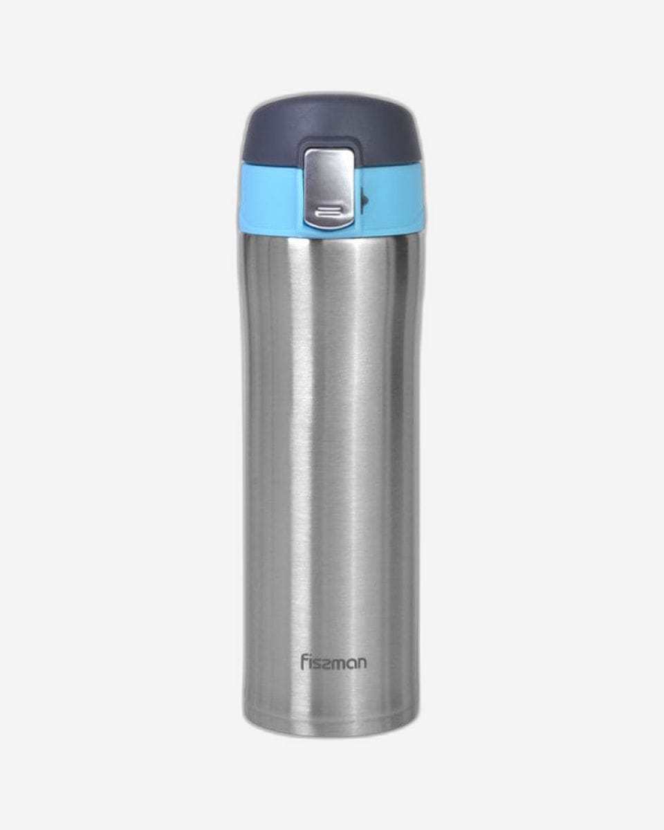 Fissman Water Bottle Blue/Silver/Black