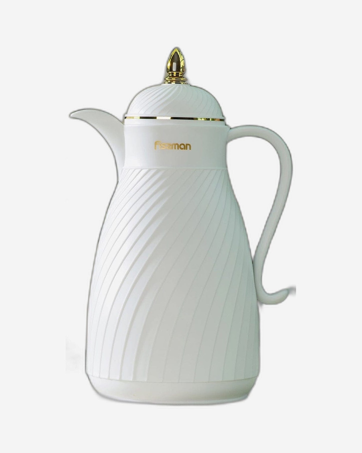 Fissman Vacuum Flask Arabic Dallah Design White 1000ml