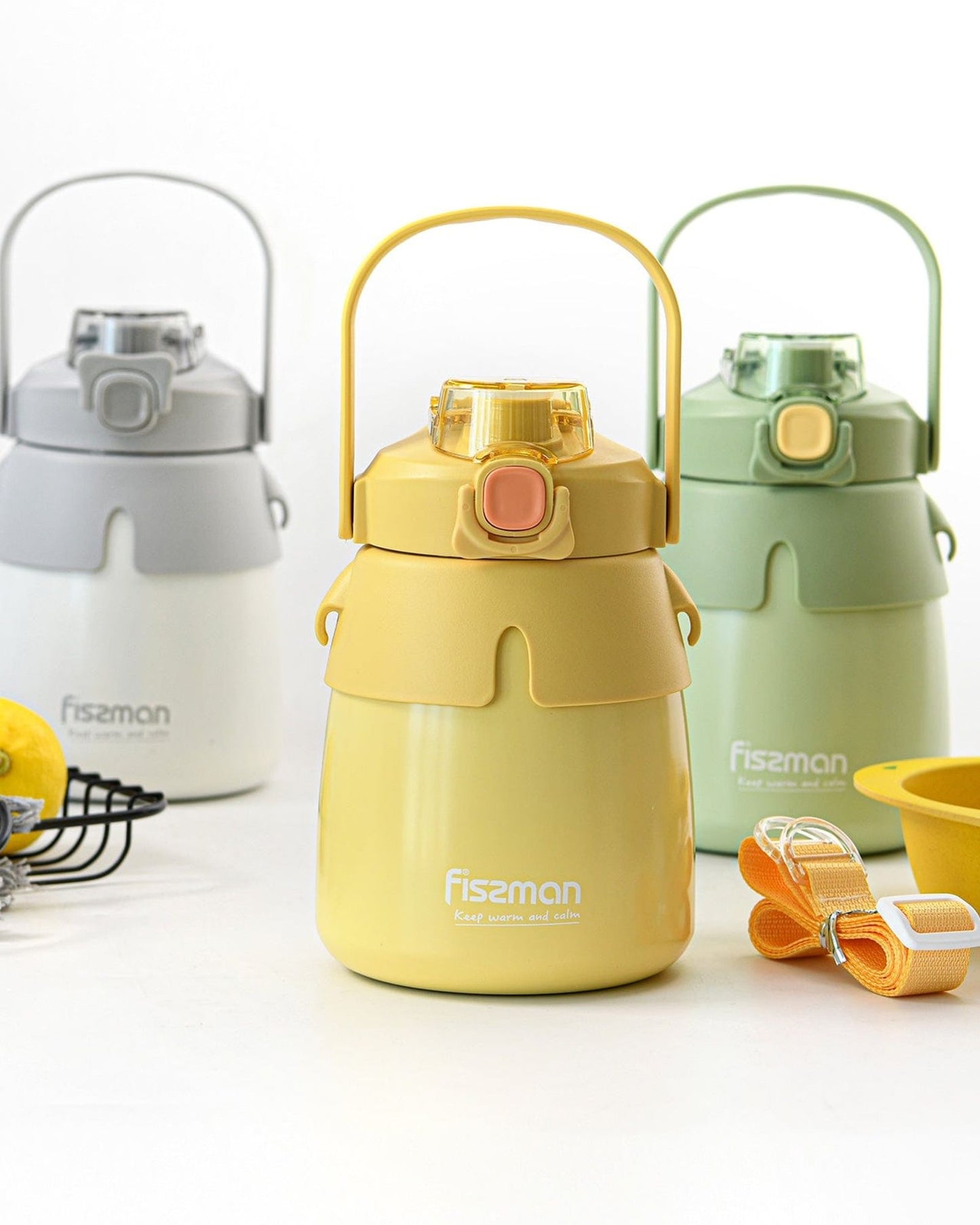 Fissman Vacuum Flask Gray 800ml