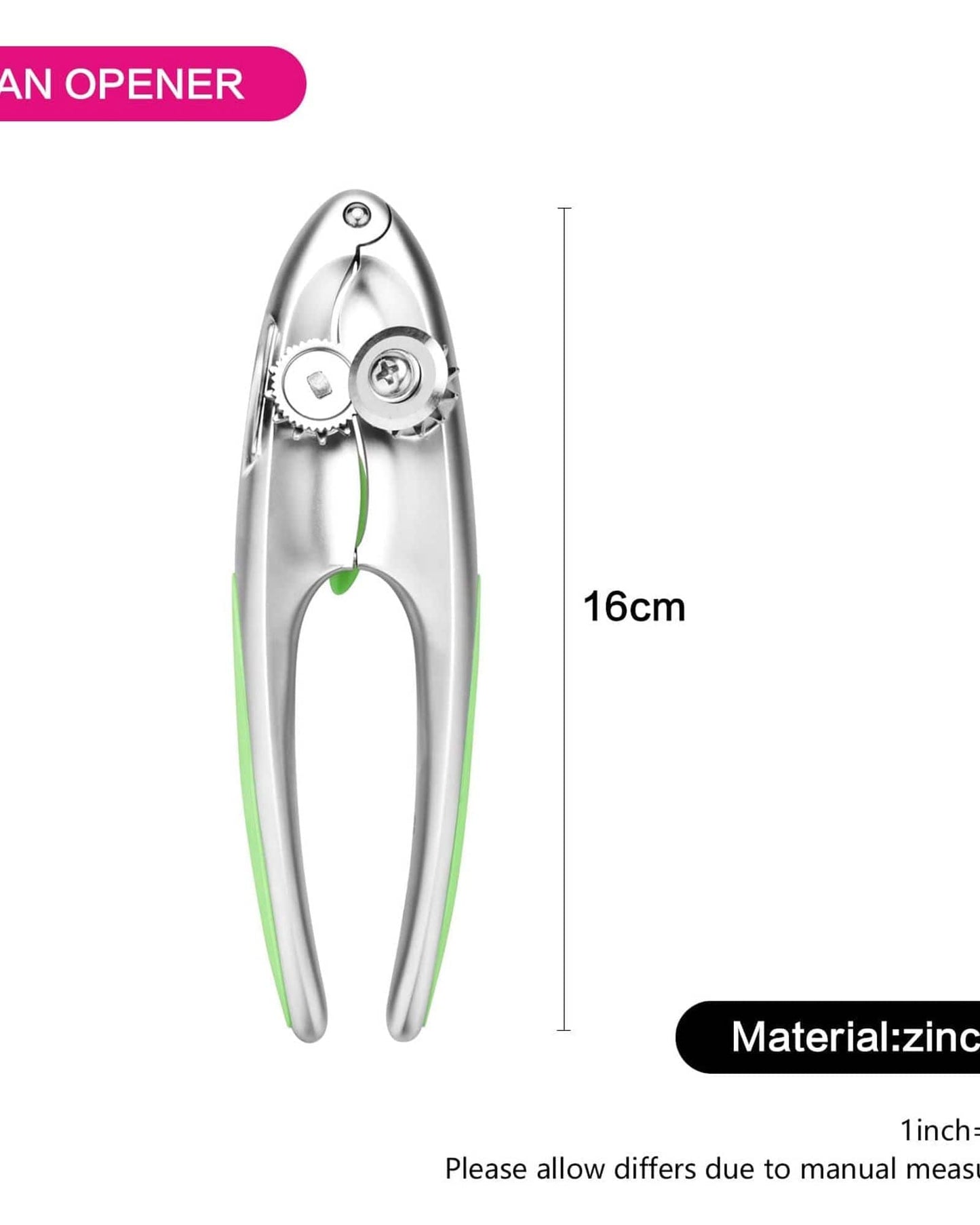 Fissman Can Opener Luminica Green