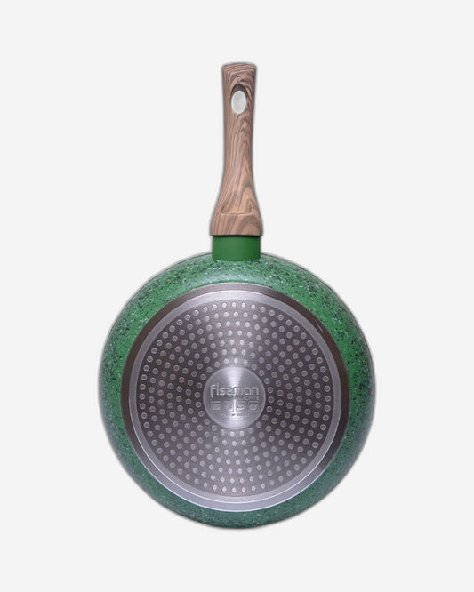 Fissman Deep Frying Pan Malachite 28x7cm With Induction Bottom (Aluminium With Non-Stick Coating)