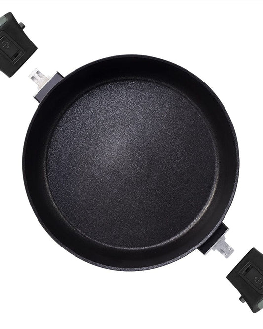 Fissman Casserole Brilliant Aluminum Black 28cm