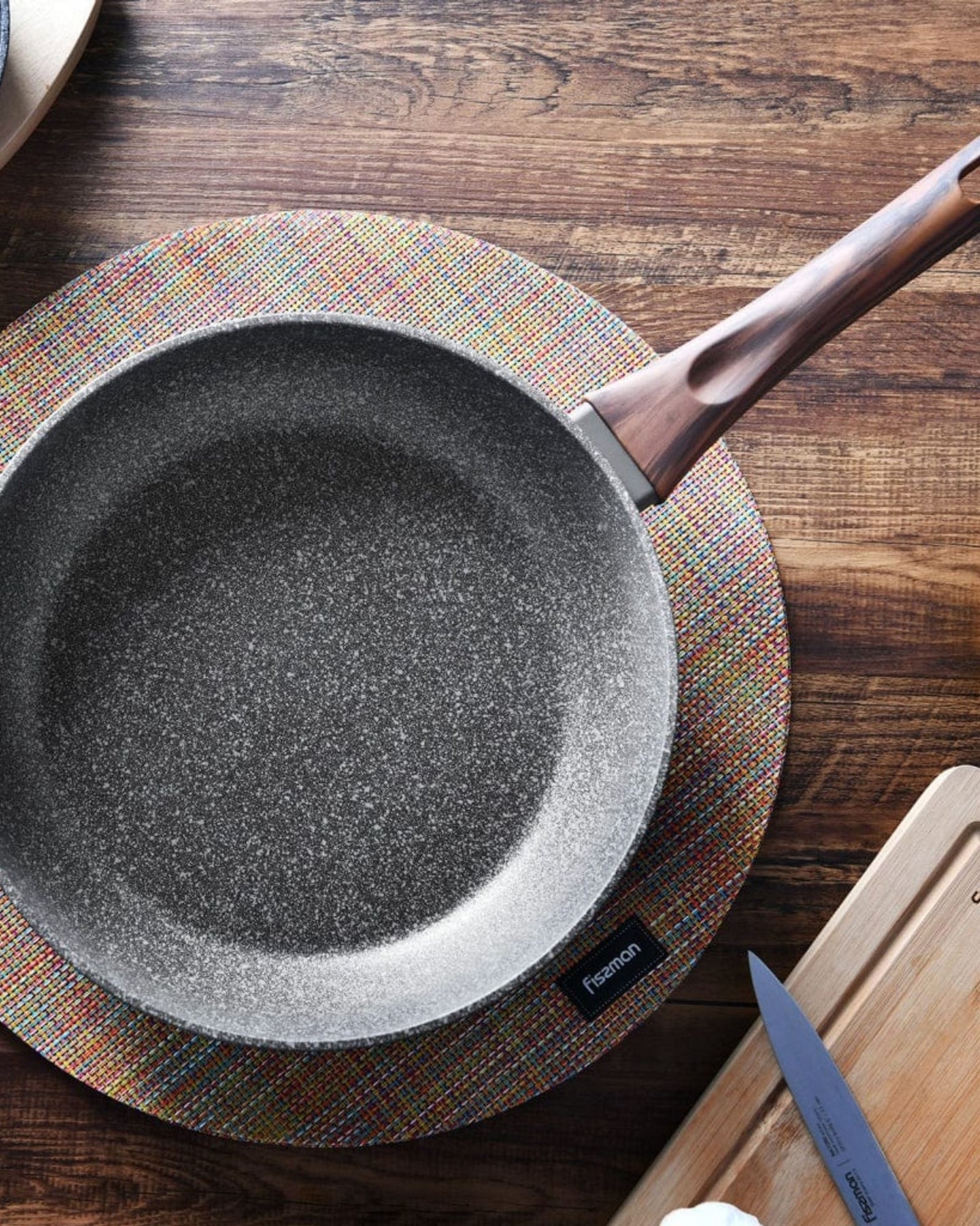 Fissman Frying Pan Capella Black/Brown 26cm
