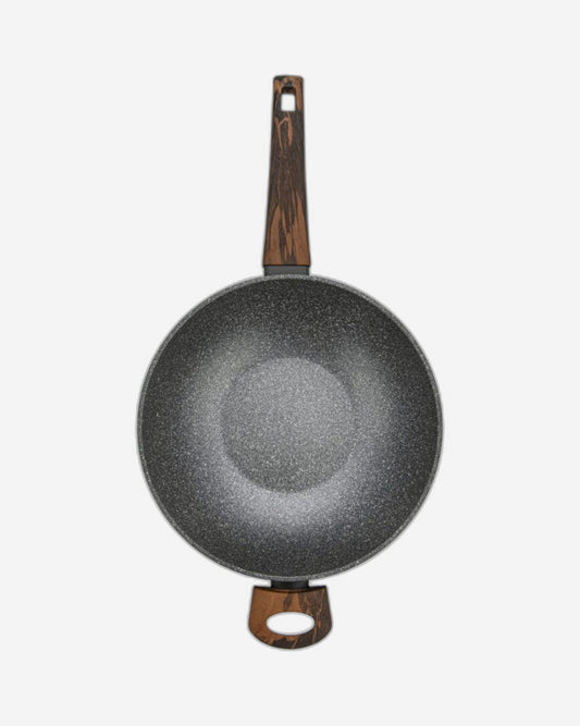Fissman Wok Pan Capella Black/Brown 28cm
