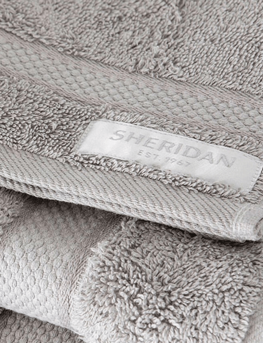 Sheridan Egyptian Cotton Face Towel Pair Cloud Grey