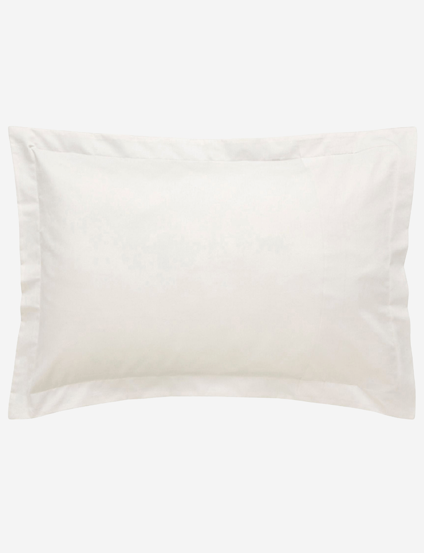 Sheridan 500 TC Cotton Sateen Plain Dyed Oxford Standard Pillowcases Pair Chalk