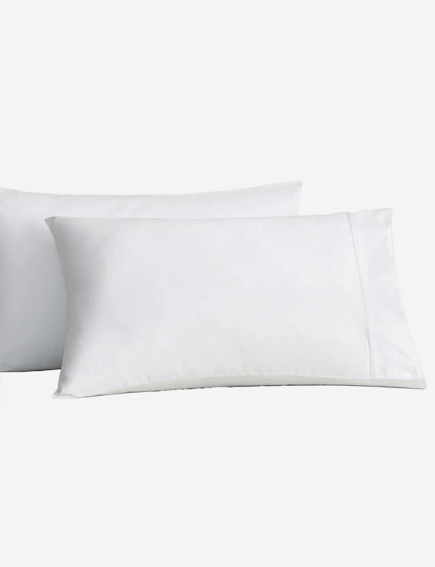Sheridan 1000 TC Cotton Sateen Plain Dyed Emperor Fitted Sheet Snow